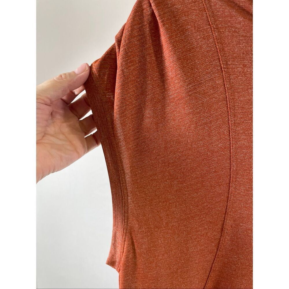 Lululemon Burnt Orange Caps Sleeve Top Size L-XL - Picture 6 of 8